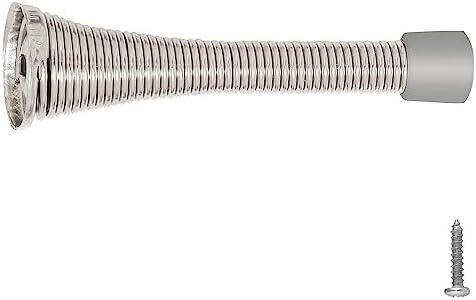 Design House Spring Doorstop, Satin Nickel