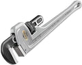 RIDGID 31095 Model 814 Aluminum Straight 14" Plumbing Pipe Wrench, Silver, Made in the USA