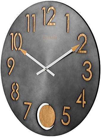 Bulova C4119 Flatiron Wall Clock