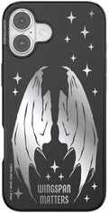 PopSockets iPhone 16 Plus Phone Case with MagSafe- Wingspan | Magnetic, Wireless Charging, Camera & Drop Protection, Bookish, Acotar, Throne, Glass, Sarah
