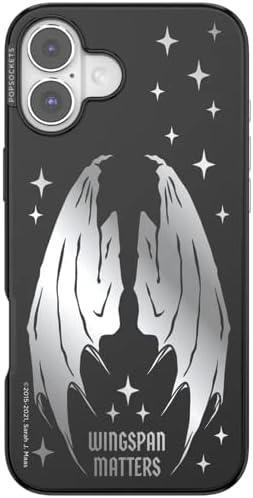 PopSockets iPhone 16 Plus Phone Case with MagSafe- Wingspan | Magnetic, Wireless Charging, Camera & Drop Protection, Bookish, Acotar, Throne, Glass, Sarah