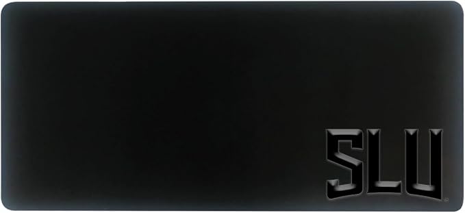 Saint Louis University Alumni Desk Mat, Durable Office Supplies, Non-Slip Base, Responsive Desk Pad with Smooth Surface, Black