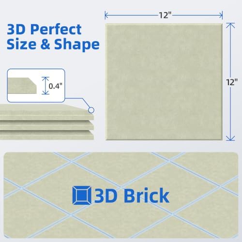 20 Pack Acoustic Panels with Self Adhesive Sound Proof Foam Panels for Wall