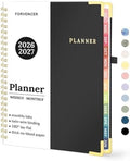 Forvencer Academic Planner 2026-2027, Weekly & Monthly Hardcover Planner A5