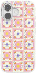 PopSockets iPhone 17 Phone Case with MagSafe- Desert Crochet | Magnetic, Wireless Charging, Camera & Drop Protection, Western, Boho, Aesthetic, iPad, Removable, Popper