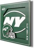 YouTheFan NFL New York Jets 3D Logo Series Wall Art