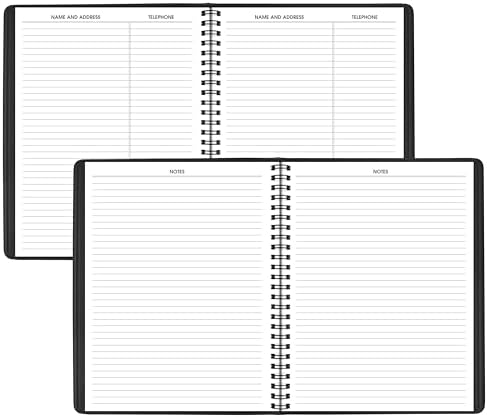 AT-A-GLANCE 2027 Appointment Book Planner, Weekly, 13-Month Jan-Jan, 7" x 8.75", Quarter-Hourly, Black (709510527)
