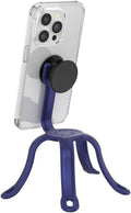 PopSockets Flexible Phone Mount & Stand- French Navy | Flex Mount & Tripod, Content Creators, Hands-Free, Navy, Blue, Dark, Electronic Accessories, For iPad/Kindle/iPhone/Android