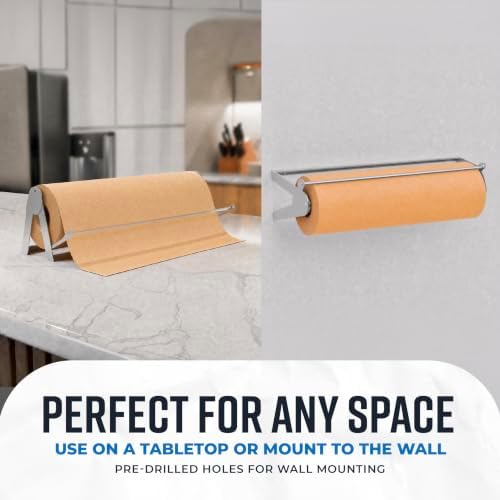 Bryco Goods 36 Inch All Paper Roll Dispenser and Cutter, Heavy-Duty