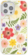 PopSockets iPhone 13 Pro Max Phone Case w/MagSafe- Wild Blooms | Magnetic, Wireless Charging, Camera & Drop Protection, Western, Boho, Aesthetic, Flower, Floral
