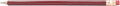 Pencil Guy Round Burgundy Blank Sharpened Pencils