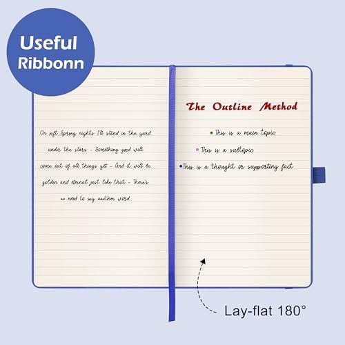 Ruled Notebook/Journal - Classic Lined Journal/Notebook, 5.3'' x 8.26''