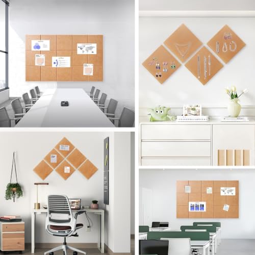 36" x 24" Large Felt Bulletin Board 1/2" Thick, Burnt Orange
