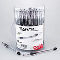 Pentel RSVP Ballpoint Pen, Fine Line, (0.7mm), Black Ink, 72 Pack Canister (BK90PC72A)