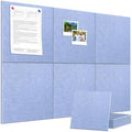 36" x 24" Felt Bulletin Board & Cork Board Alternative, Soft Periwinkle