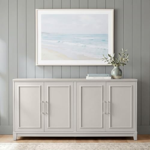 Martha Stewart Lily Pond Modular Storage TV Stand, Sharkey Gray