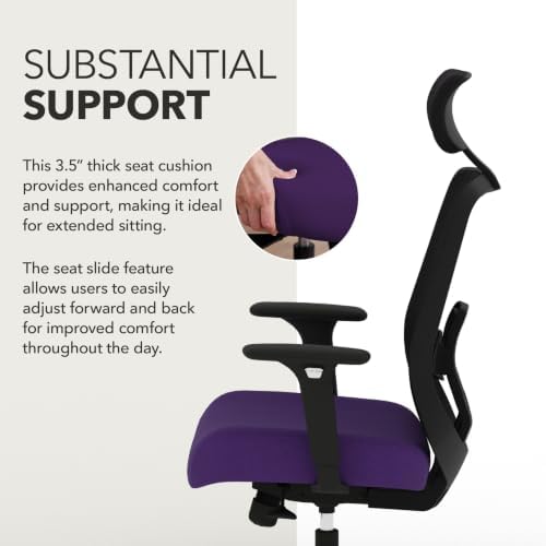 HON Altern Ergonomic Office Chair, Office Desk Computer Chair, Iris