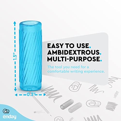 Emraw Soft & Squishy Gel Pencil Grips Assorted Colors Kids Handwriting Pen Grip Children Comfort Writing Posture Correction Tool For Preschoolers (30 Pieces) (Pack of 2)