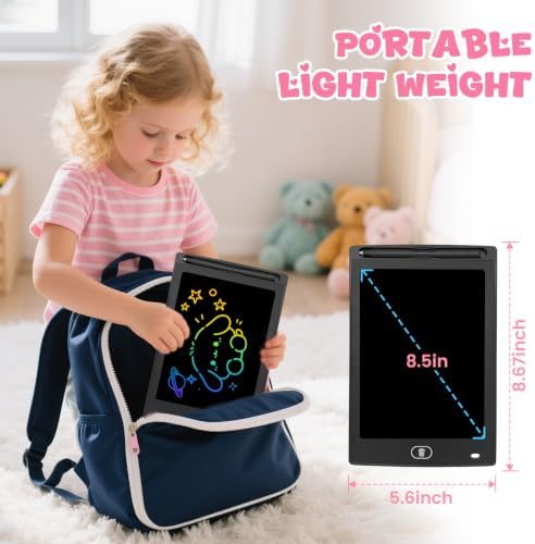 20 Pack LCD Writing Tablet for Kids, Erasable and Reusable Toddler Doodle Board in 8.5 inch, Ideal Educational Drawing Pad for Learning Toy for Ages 3-8 Gifts for Girls Boys