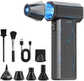 Compressed Air Duster, 8000mAh 130,000 RPM Keyboard Cleaner, Replace Compressed air can, Computer Accessories for Outdoors, PC, Electronics, Snow and Car Dust Off