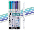 Zebra Pen MILDLINER No Bleed Highlighter, Winter Solstice, Dual Tip, 5-Pack