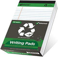 KAISA White Legal Pads Writing Pads 600 Sheets Recycled Paper 5"x8" Narrow Ruled Lined Paper Small Legal pad Perforated 50 sheets Hard Back Notepads Writing Tablet For Office Supplies Study (White 12pads)