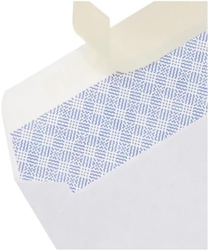 Amazon Basics #10 Security-Tinted Self-Seal Business Envelopes with Left Window for Invoices and Documents, White, 500-Pack