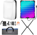 NEEWER 115W Flexible RGB Video Light, APP/2.4G/DMX Control LED Panel Light Mat Kit with Softbox, 2500K-10000K 14700lx/0.5m CRI96+, Key Lighting for Studio Photography Streaming Video Recording, FL100C