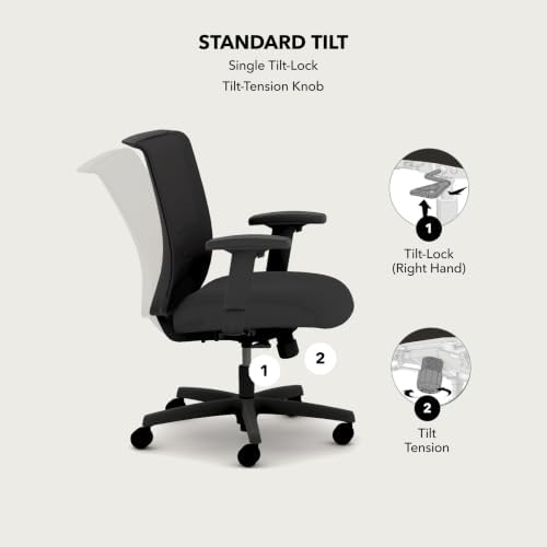 HON Convergence Ergonomic Office Chair, Office Desk Computer Chair, Fog
