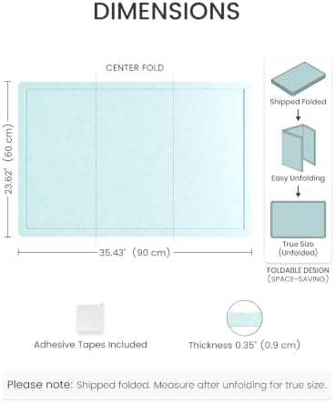 Fluxynara 35.4" x 23.6" Bulletin Board, Aqua Blue