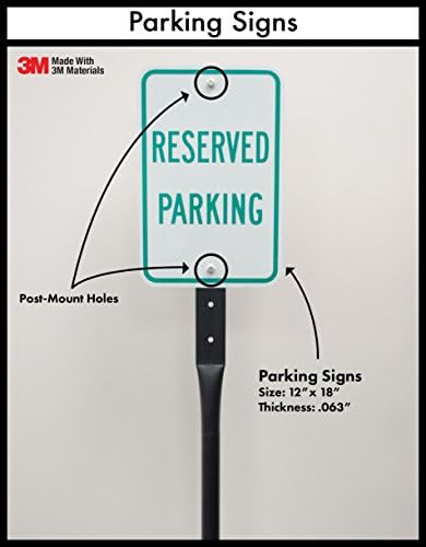 SmartSign "Stop - All Visitors Must Report to Main Office" Sign | 24" x 24" 3M High Intensity Grade Reflective Aluminum