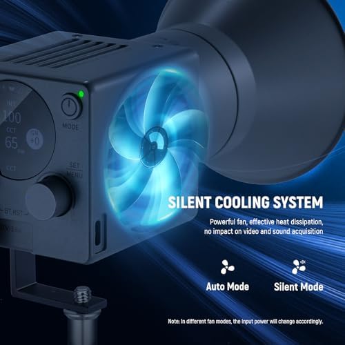 NEEWER 60W Portable RGB LED Video Light Handheld Fill Light, APP/2.4G/Panel Control 18 Scenes 8700Lux/1m 2700-6500K CRI97+ Dimmable COB Continuous Output Lighting for Video Recording Streaming, HS60C