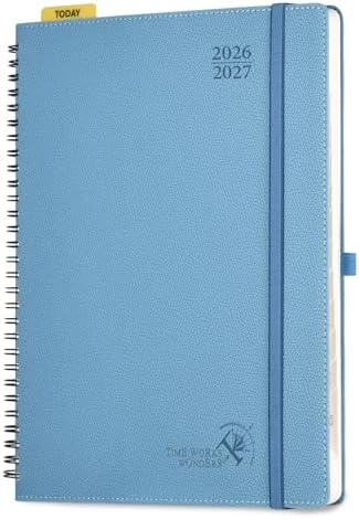 POPRUN Weekly Planner 2026-2027, 8.5" x 10.5" Academic Year Calendar Book