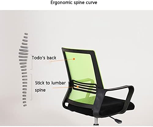 Computer Desk Chair Office Chair Ergonomic Desk Chair Modern Swivel Chair for Conference Room Home Office Chair Ergonomic Chair (Color : Blue) (Green)
