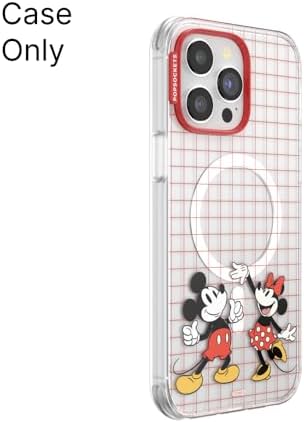 PopSockets iPhone 15 Pro Phone Case with MagSafe- Mickey & Minnie