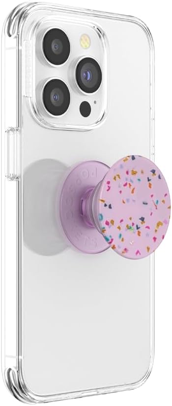 PopSockets Adhesive Phone Grip, Holder- Circus Sugar Plum | Secure Comfortable Hold, Anti-Drop, Kickstand, Pink, Phone, Women