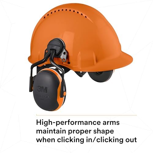 3M PELTOR Hearing Protection Earmuffs, X4 Series Noise Protection, Construction, Manufacturing, Assembly, Sanding