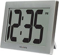 AcuRite 75102 9.5" Large Digital Clock with Intelli-Time Technology