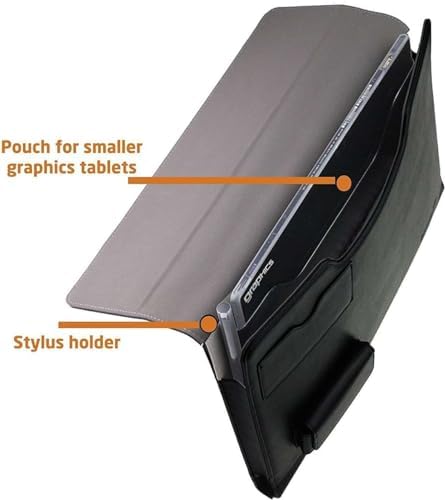 Leather Graphics Tablet Folio Case - Compatible with LifBetter Colorful 9.7" LCD Writing Tablett