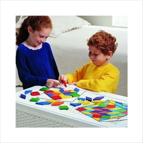 Learning Resources Parquetry Blocks & 20 Pattern Cards