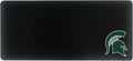 Michigan State University Classic Cloth Desk Mat, Durable Office Supplies, Non-Slip Base, Responsive Desk Pad with Smooth Cloth Surface, Black