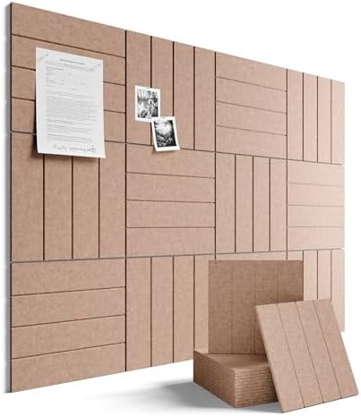 Fluxynara 48" x 36" Large Felt Bulletin Board, Boho