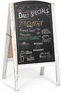 Ilyapa A Frame Chalk Board Easel Sign 20x40 in - Sandwich Signs Outdoor