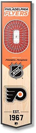 YouTheFan NHL Philadelphia Flyers 3D 8 x 32 Stadium Banner