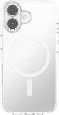 PopSockets iPhone 16 Phone Case with MagSafe- Clear | Magnetic, Wireless Charging, Camera & Drop Protection, Clear, Translucent, iPad, Removable, Popper