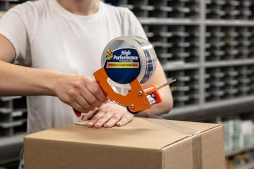 Duck High Performance Clear Packing Tape Refills - 16 Rolls of HP260 Strong Packaging Tape for Shipping, Moving, Mailing & Storage Boxes - 3" Core - 1.88 Inch x 60 Yards - Clear (1067839)