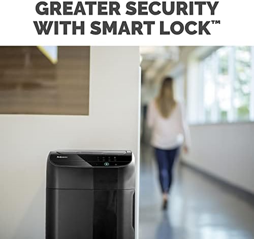 Fellowes AutoMax 350C Cross-Cut Commercial Office Auto Feed 2-in-1 Paper Shredder with 350 Sheet Capacity, Black (4694001)