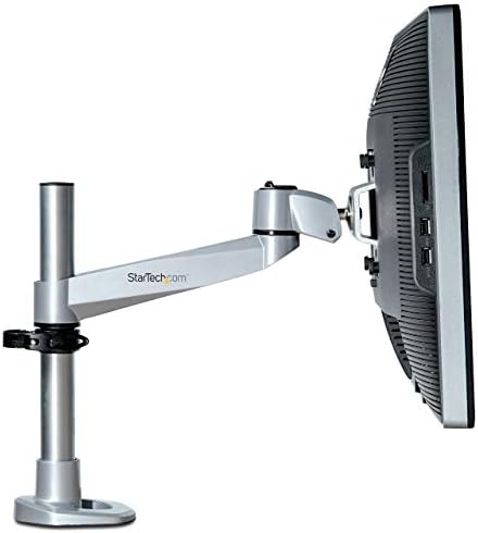 StarTech Desk Mount Monitor Arm up to 49in, 30.9lb/14kg, TAA (ARMPIVOTB2)