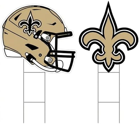 NFL Logo & Helmet 2 Pack Yard Sign Set