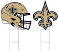NFL Logo & Helmet 2 Pack Yard Sign Set